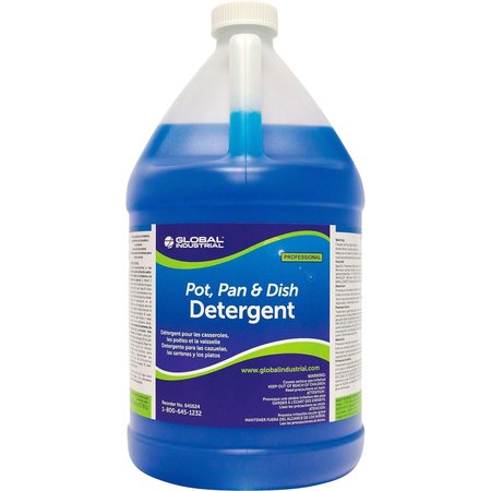 GLOBAL INDUSTRIAL Pot, Pan & Dish Detergent, 1 Gallon Bottle 641624